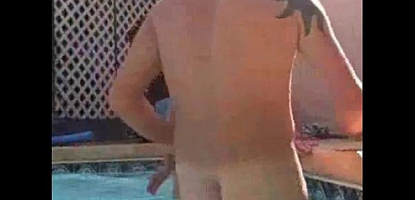  Outdoor Pool Sex With Amateurs
